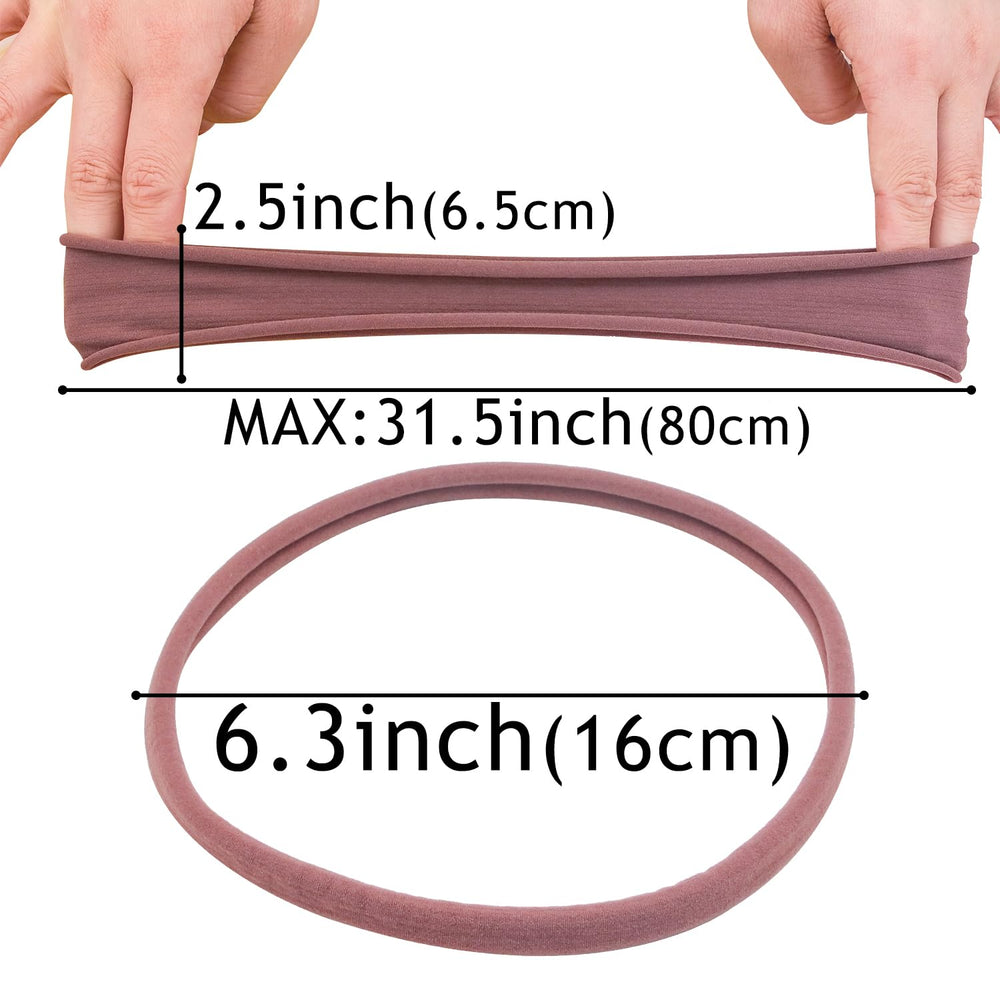 XIMA headbands worn by a woman during yoga workout for secure hair