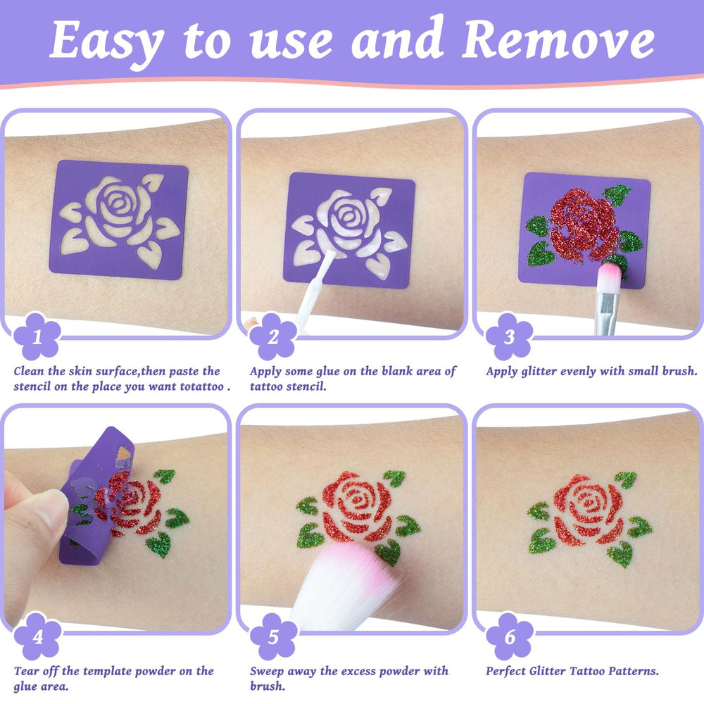 XiQiDianr glue bottles-4-pack for precise application and clean removal.