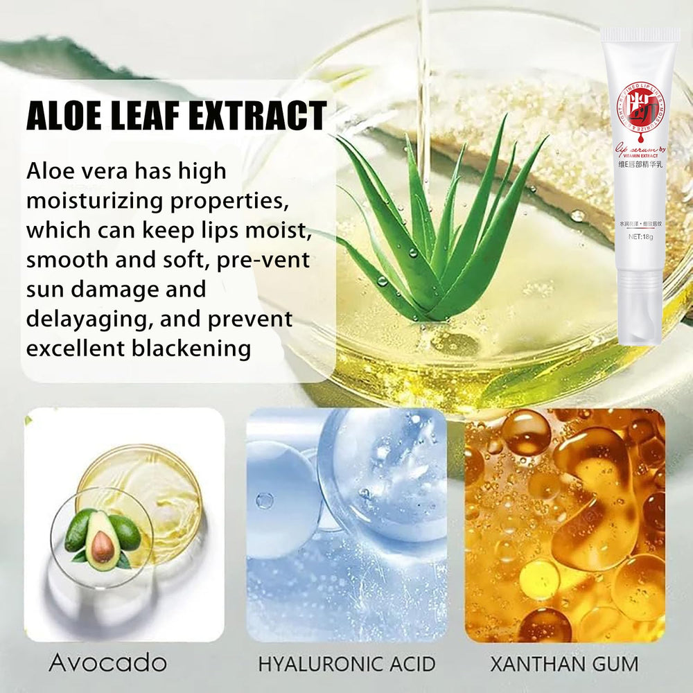 XIRUJNFD Lip Serum with plant extracts for nourishing care