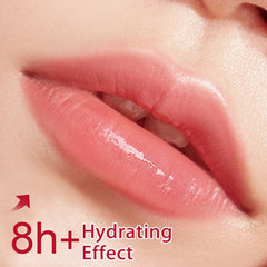 XIRUJNFD Lip Serum texture swatch shows smooth lip feel