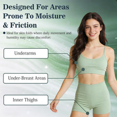 XiuFa moisture-absorption cream illustrating quick-dry effect after application.
