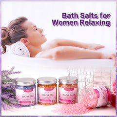XIWEIOO rose fragrance bath salt kit for soothing mood