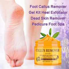 XIWEIOO exfoliating brush demonstrates dual-action scrub for smoother heels.