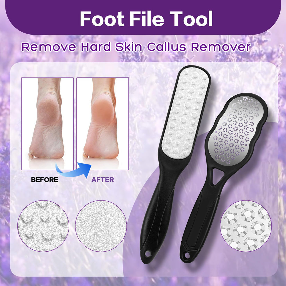 XIWEIOO second exfoliating brush enables deeper cleaning and foot refinement.