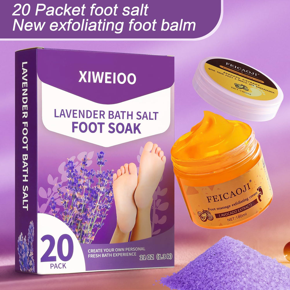 xiweioo exfoliating scrub for softer heels