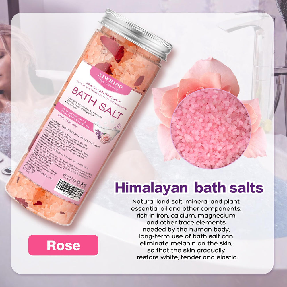 xiweioo himalayan pink salt tea tree oil blend for at home spa