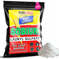Xixisusu SLSA powder bottle shows pure coconut-derived surfactant for DIY cleansers.