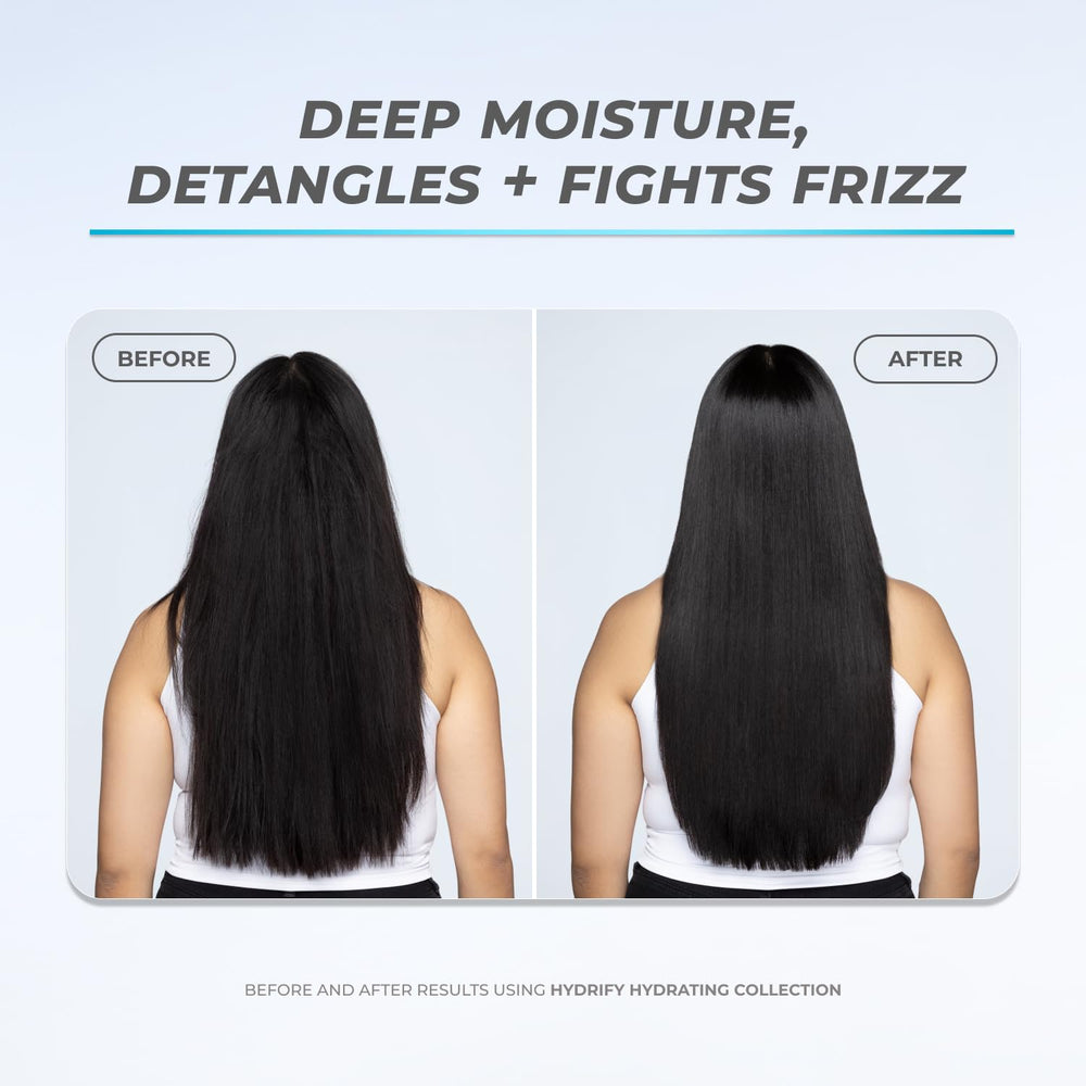 XMONDO Hair Hydrify after-use frizz control for a sleek finish.