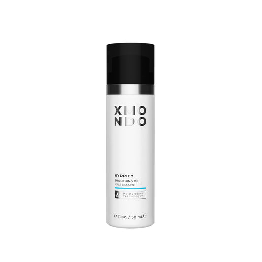 XMONDO Hair Hydrify Oil bottle—smooths frizz and moisturizes hair