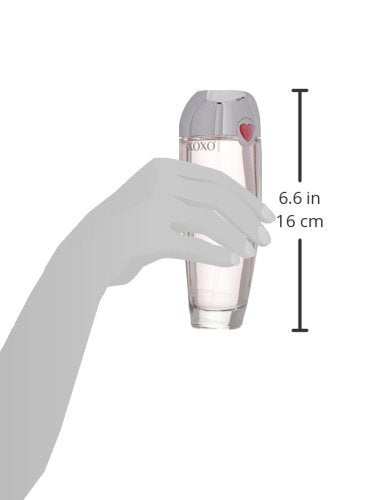 XOXO Eau de Parfum spray box and bottle, stylish presentation for gifting.