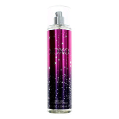 XOXO Mi Amore packaging display highlights amber and vanilla warmth.