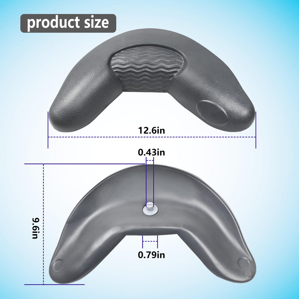 XQK Spa Neck Pillow install-post secures quick mounting on spa edge.