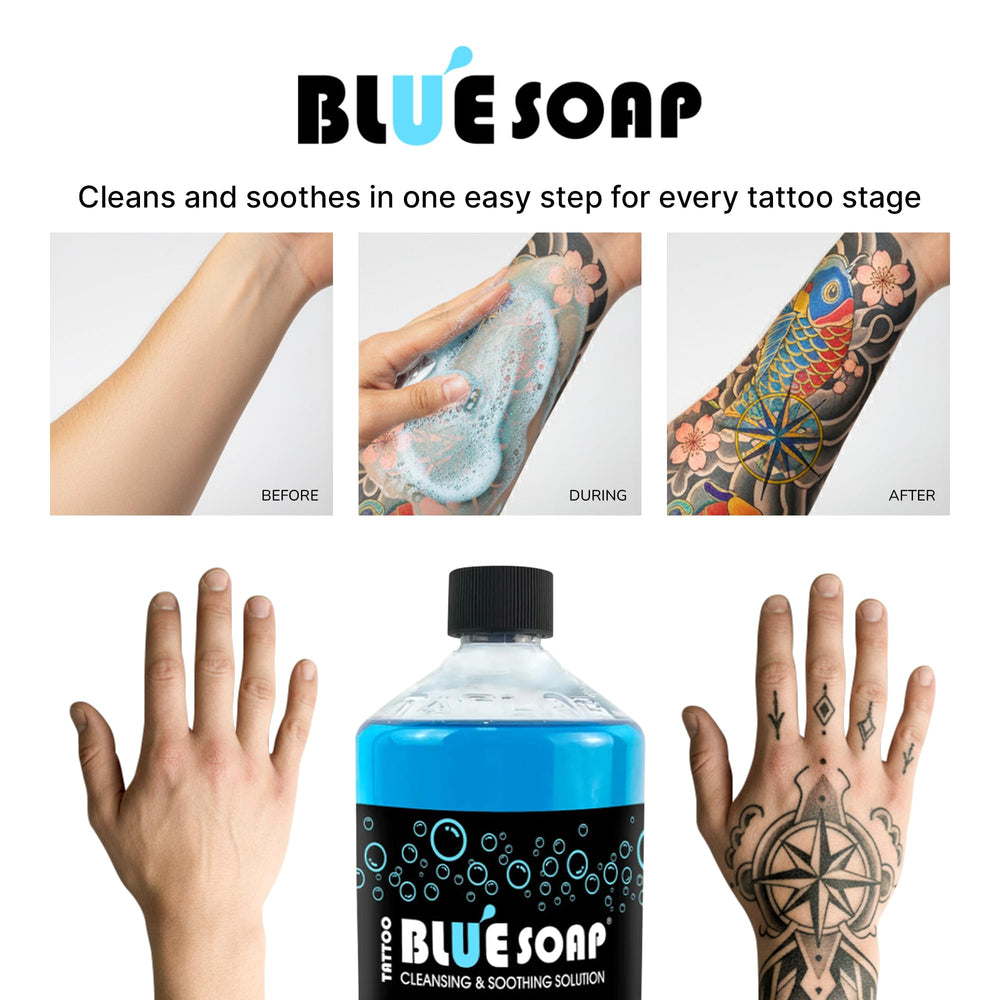 XTREME Blue Soap foamy application setup for easy coverage