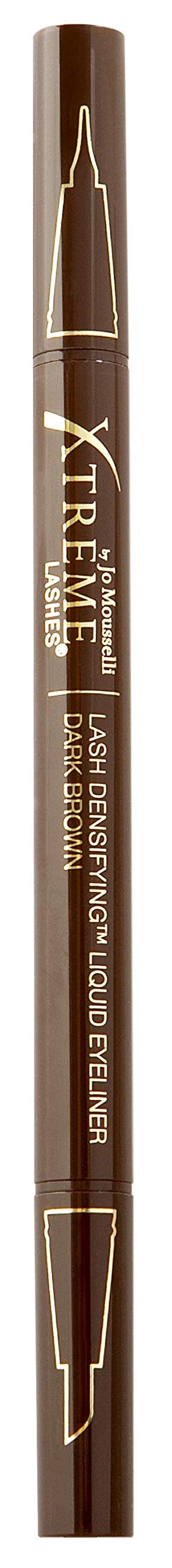 Xtreme Lashes winged look close-up showing sharp, long-lasting edge.