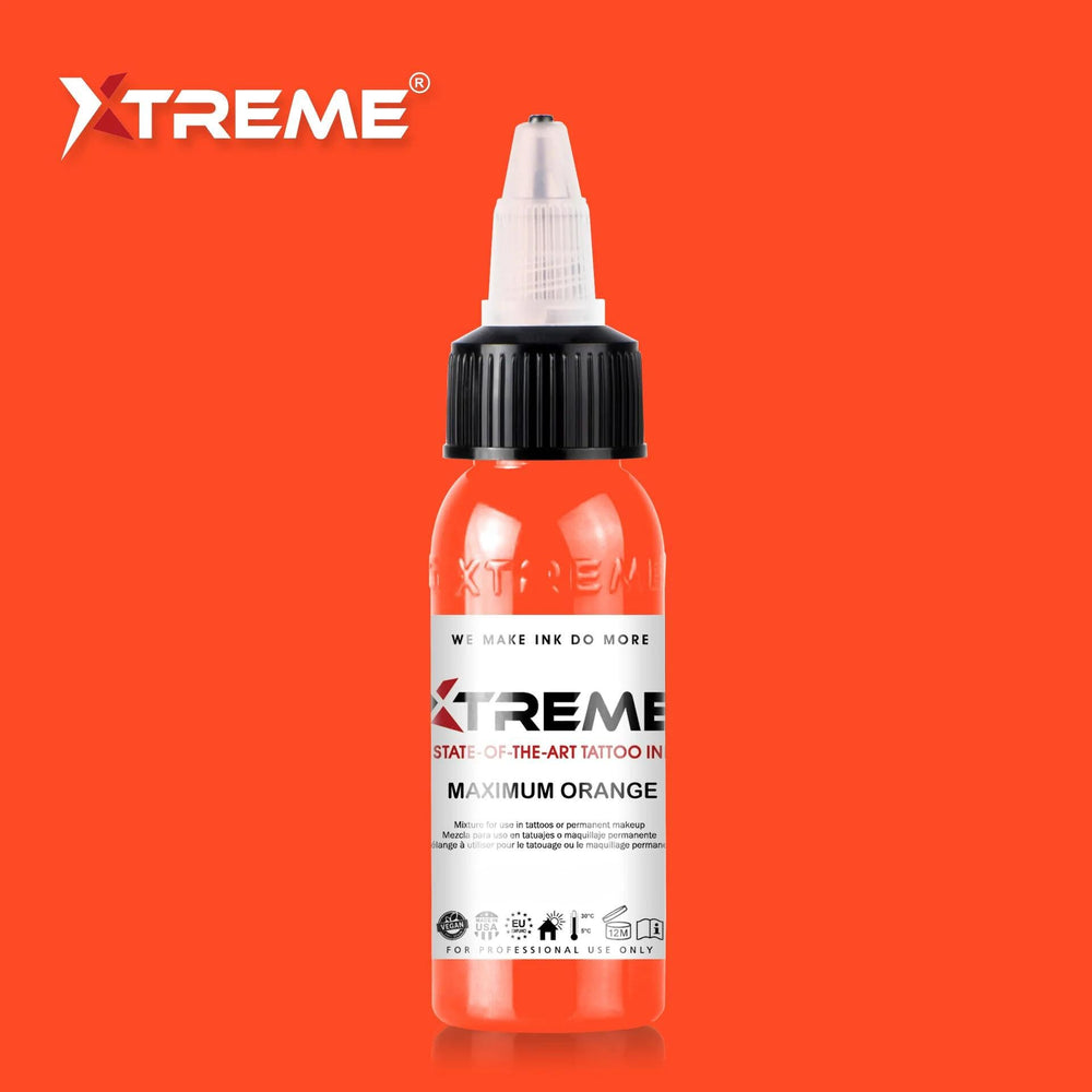 XTREME Tattoo Ink versatile colors swatch for diverse tattoo styles.