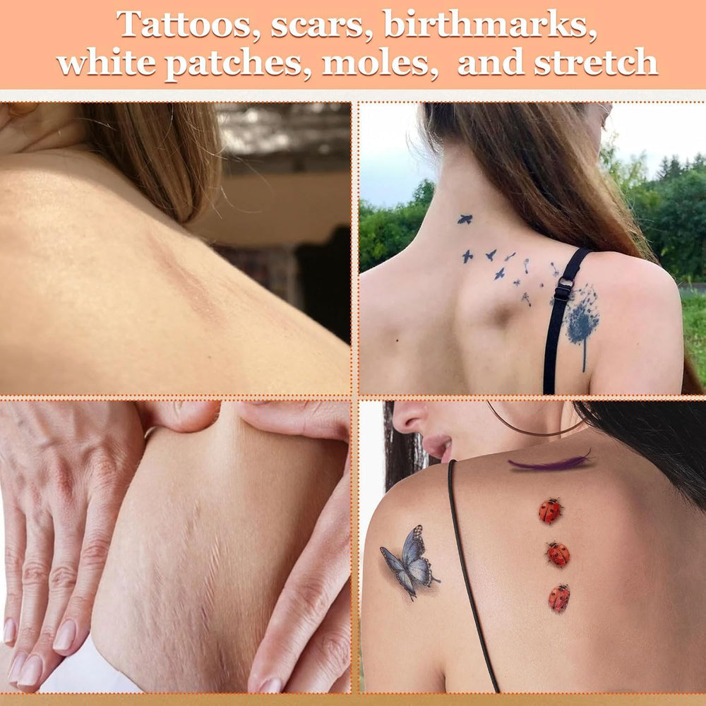 XUEVORIY tattoo cover up tape blends with fair skin for natural look