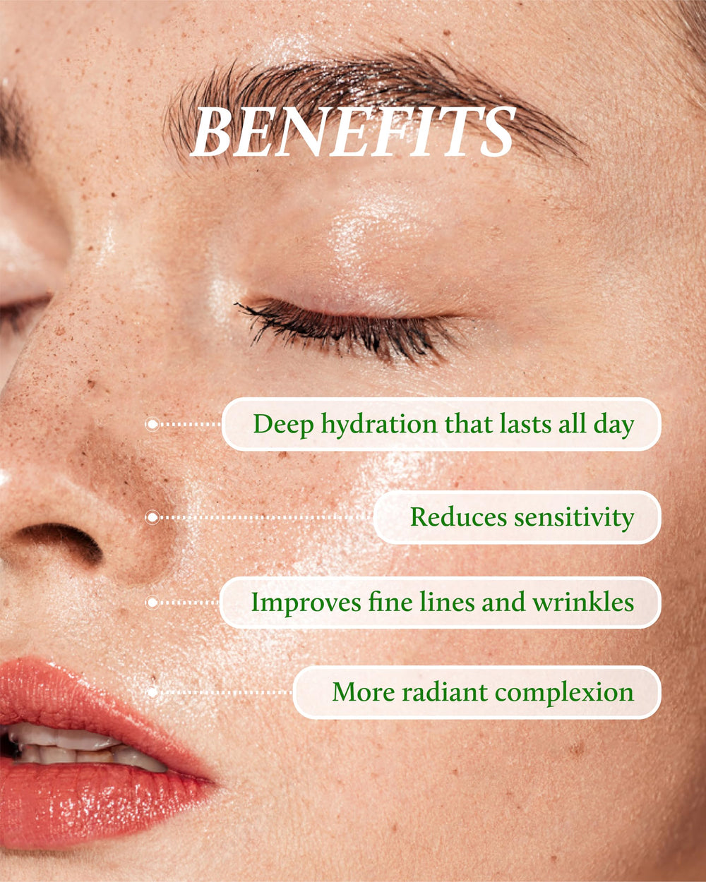 YADAH Cactus Green Hydra Serum pump for easy, clean application