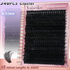 Yaiseiko seamless lash line blend for undetectable finish.