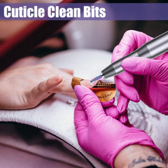 YAKAMOZ ball diamond bit for safe cuticle thinning