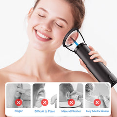 Yakbio IPX6 waterproof ear washer ideal for shower use and rinsing.