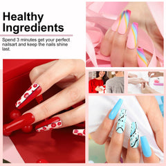YALSYINY nail decorations and cuticle oil for finishing touches