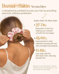 Yanibest satin hair ties on wrist prove versatile accessory for outfits.