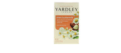 Yardley London chamomile-infused bar delivers calming cleanse.