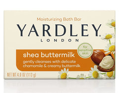 Yardley London Bath Bar in hand demonstrates everyday cleansing