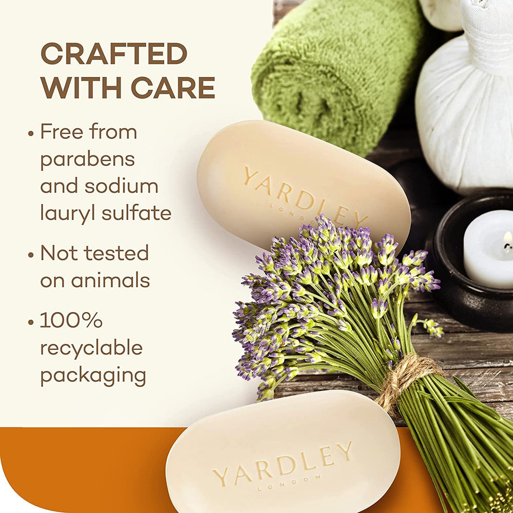 Yardley London Shea Buttermilk Bath Bar enhances morning routine with comforting fragrance