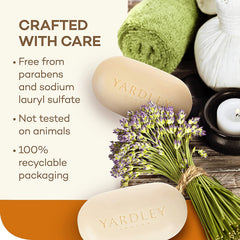 Yardley London Shea Buttermilk Bath Bar enhances morning routine with comforting fragrance