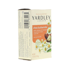 Yardley London creamy texture shown for a soft skin feel.