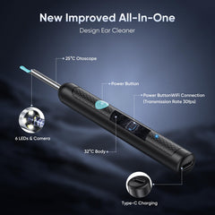 Yardstick IP67 waterproof otoscope keeps lens safe after use.
