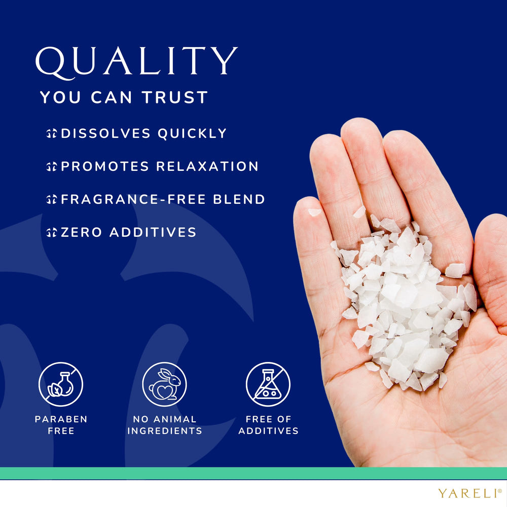 YARELI foot soak eases tired feet after activities.