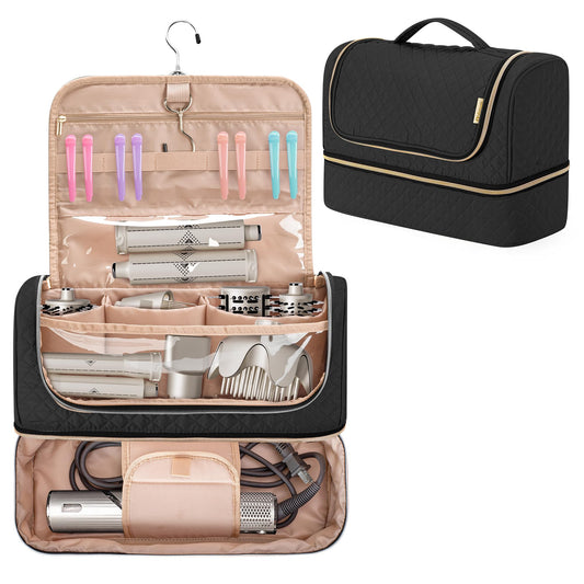 Yarwo large airwrap storage bag for Shark FlexStyle with secure compartments.