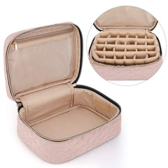 Yarwo bag compact size fits neatly on a vanity or in luggage
