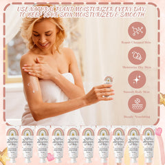 Yaryang shea-nut scented lotion in compact 1 oz tubes.
