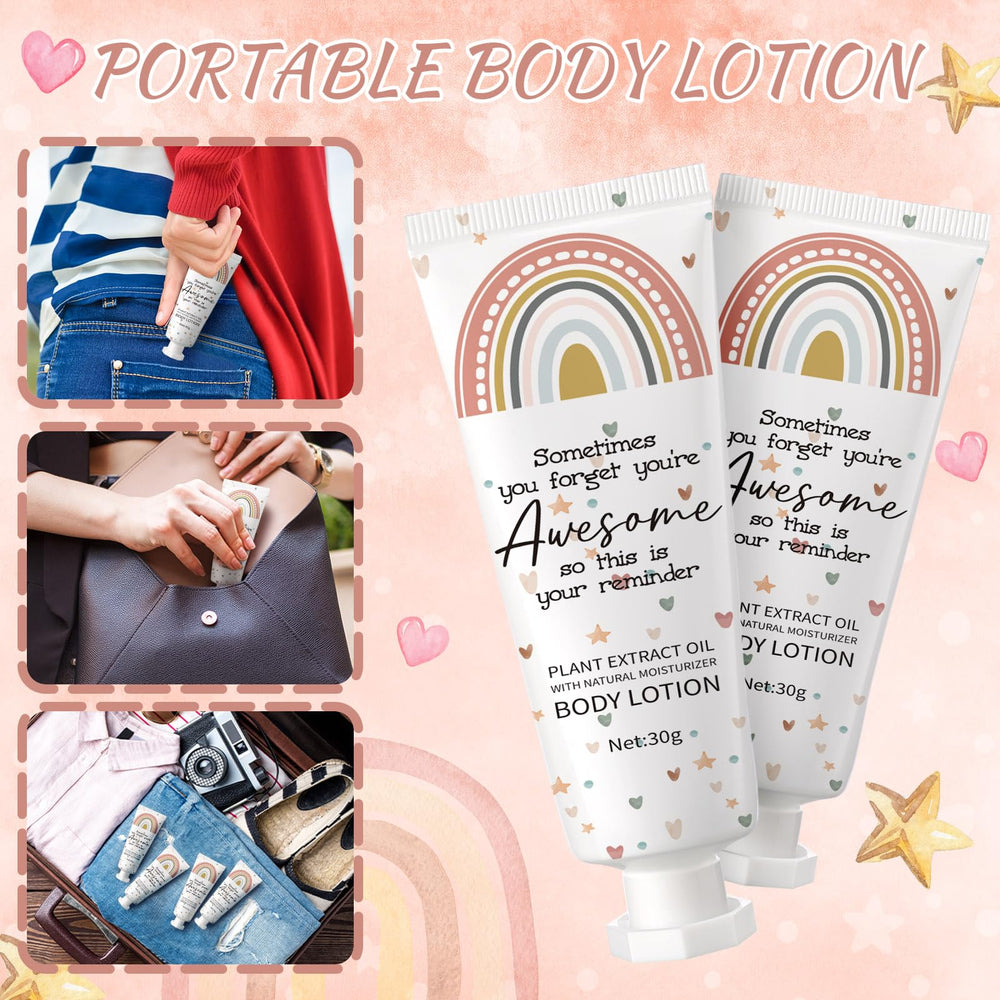 Yaryang Valentine’s Day rainbow lotion gift set for teams.