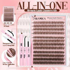 Yawamica lightweight lash clusters feel comfortable during daily wear