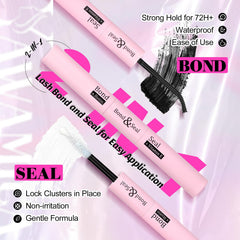 Yawamica CC curl lash clusters 10-14mm for fluffy natural lift.