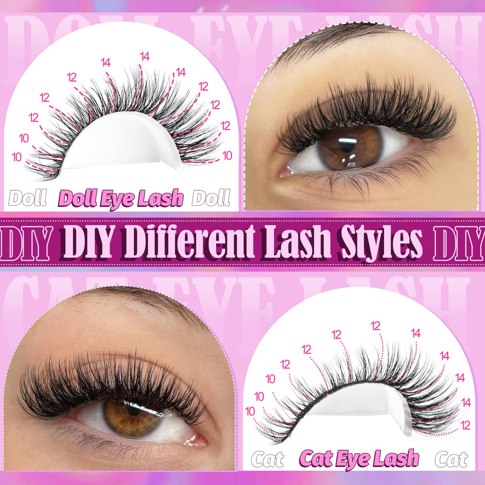 Yawamica natural-looking lashes you can apply easily at home.