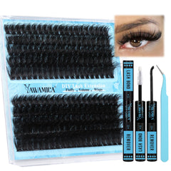 Yawamica lash-extension kit overview for easy at-home use.