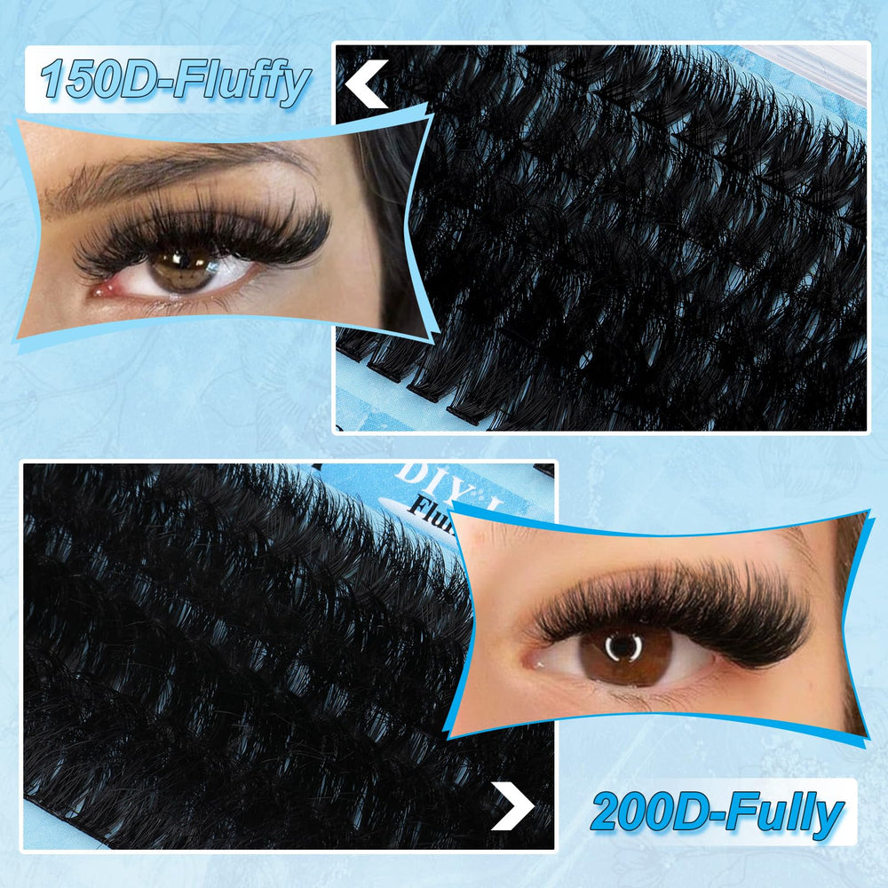 Yawamica precision lash tweezers for easy cluster placement.