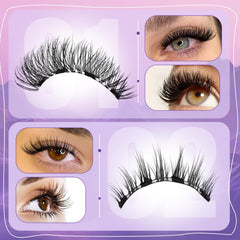 Yawamica rounded magnetic lashes deliver full volume with comfortable wear.