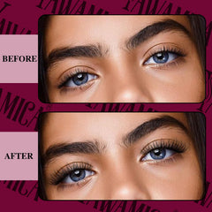 Yawamica thin-fiber-lash-clusters blend seamlessly with natural lashes.