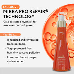 Ybera Mirra Oil Repair dispense-drop highlights quick absorption and nourishment