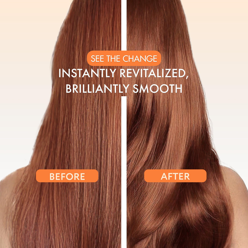 Ybera Mirra Oil Repair frizz-closeup image emphasizes anti-frizz performance