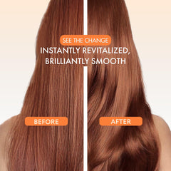 Ybera Mirra Oil Repair frizz-closeup image emphasizes anti-frizz performance