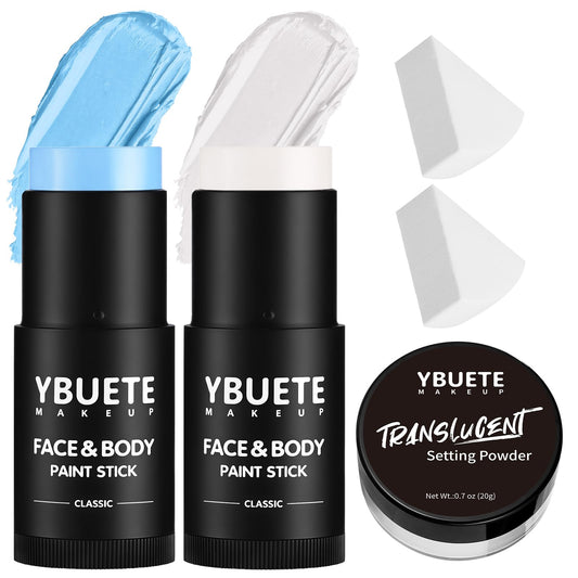 YBUETE face and body paint sticks set delivers bold, vivid character looks.