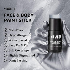 YBUETE high-pigmented paint offers full coverage for dramatic character effects.