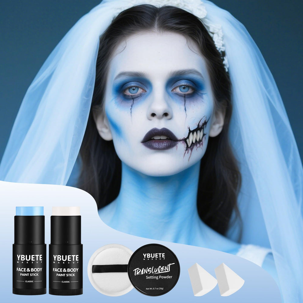 YBUETE translucent setting powder helps extend wear at events.